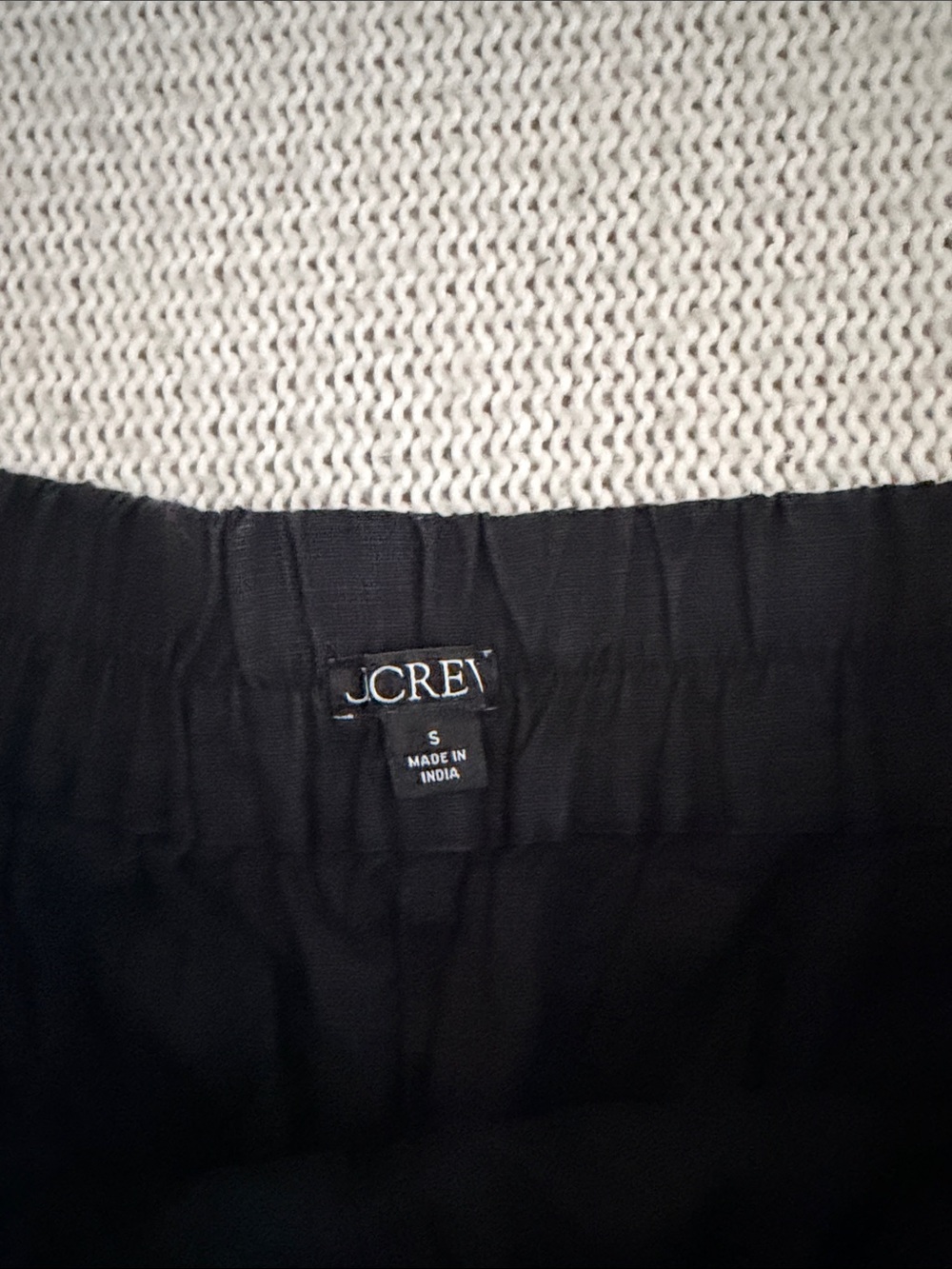 J Crew 100% Linen Pull On Shorts Black Size Small - Picture 2 of 6